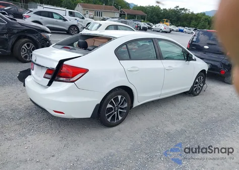 2013 Honda Civic Ex-L из США, поврежденный, VIN 19XFB2F99DE005734